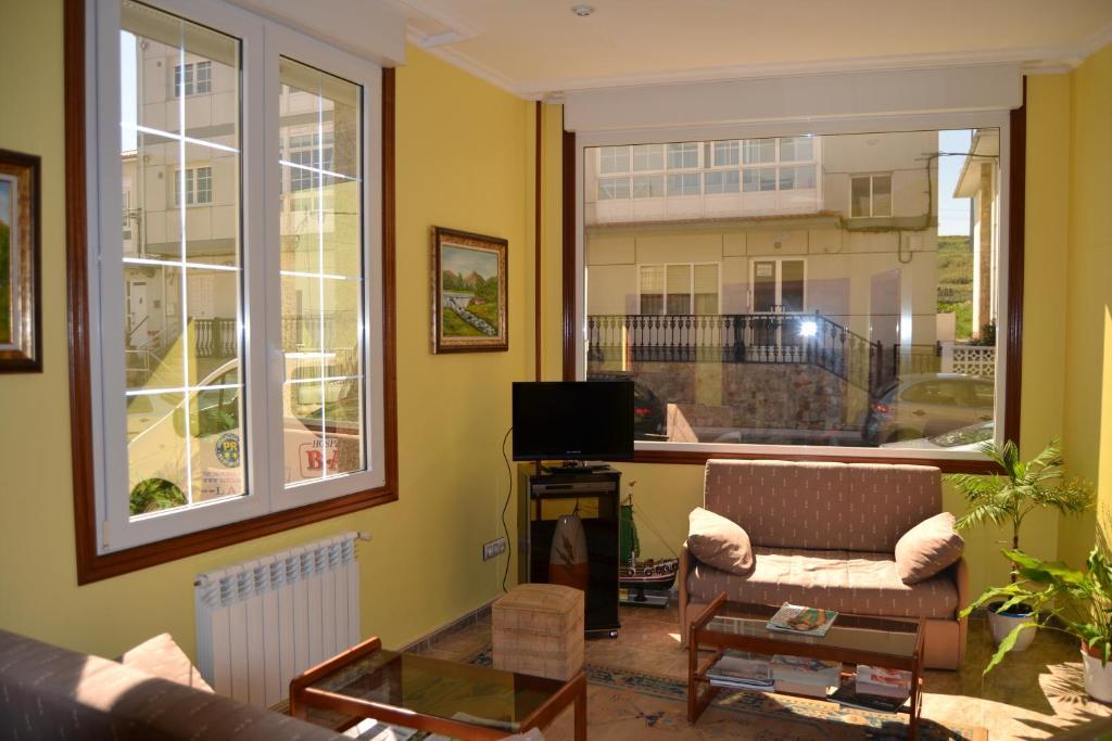 Hostal Residencia Bahia Laxe Bagian luar foto